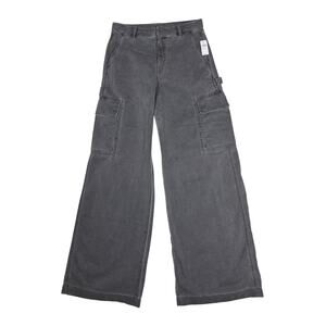 New Gap Baggy Cargo Jeans Women's 6T Gray MSRP $89.95